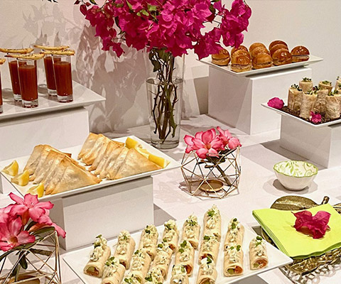 Custom buffets for your events on the island of Saint-Martin