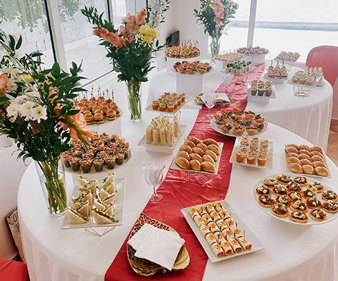 Custom buffets for your events on the island of Saint-Martin