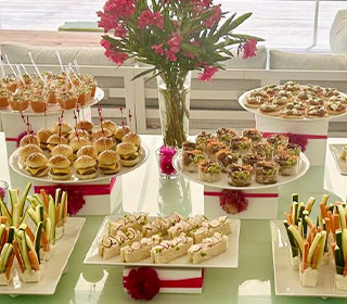 Custom buffets for your events on the island of Saint-Martin